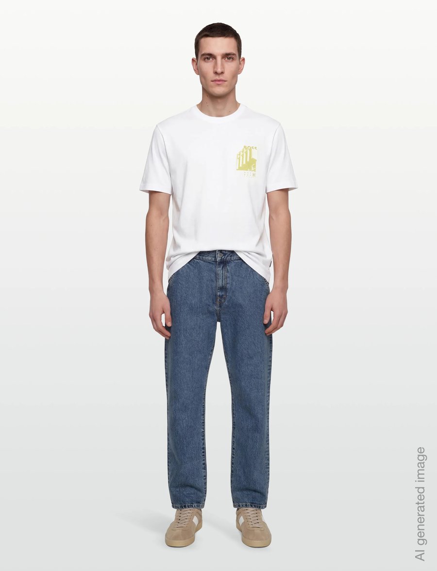 BOSS - Te_Board - kurzärmelige t-shirts - white - 0