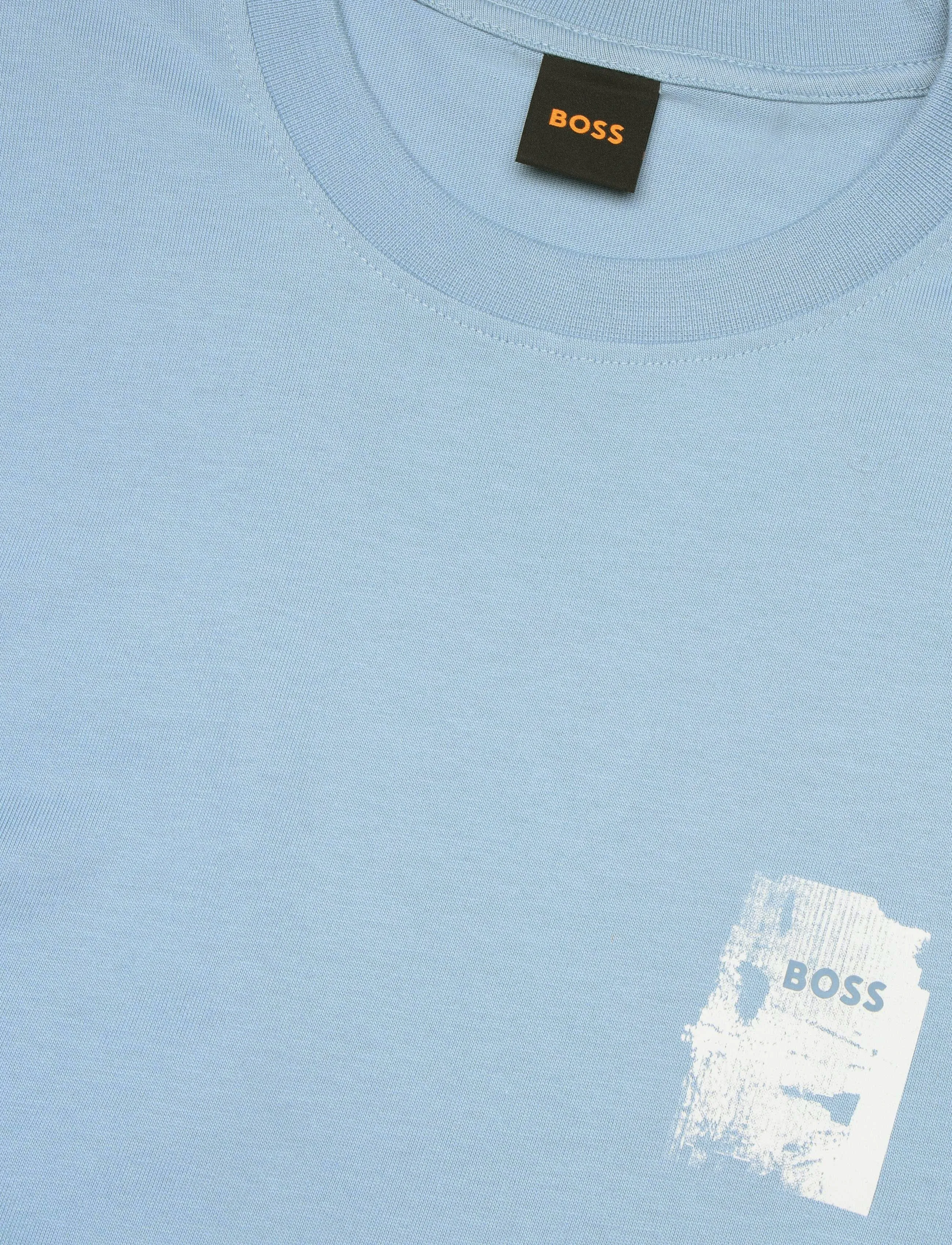 BOSS - Te_Groove - lühikeste varrukatega t-särgid - light/pastel blue - 2