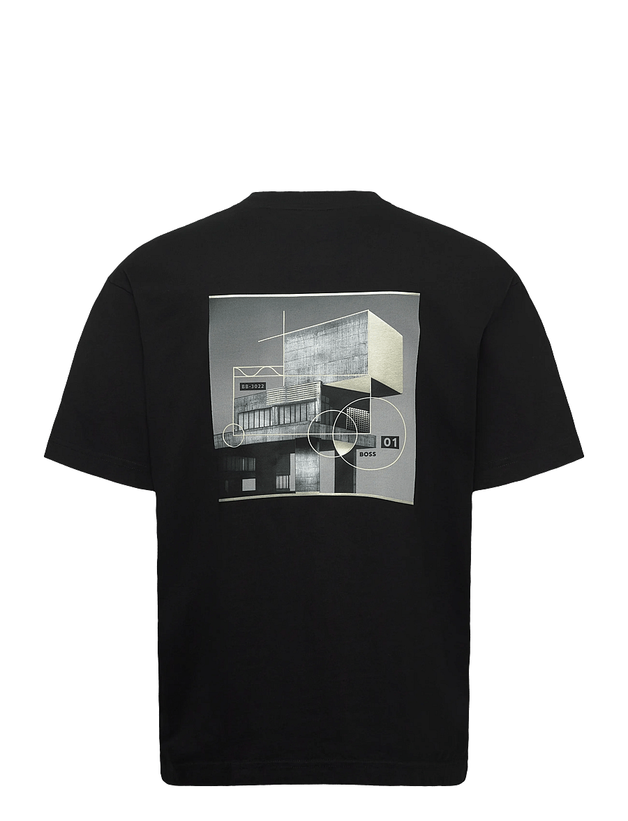 BOSS - Te_Brutalism - kortærmede t-shirts - black - 2