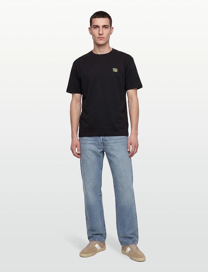BOSS - Te_Brutalism - kortærmede t-shirts - black - 0