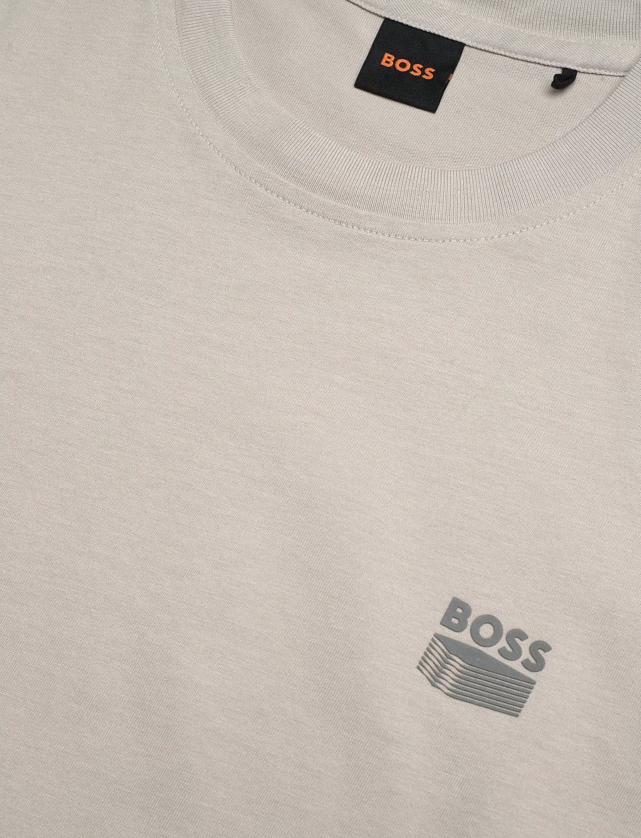 BOSS - Te_Brutalism - kortærmede t-shirts - open grey - 5