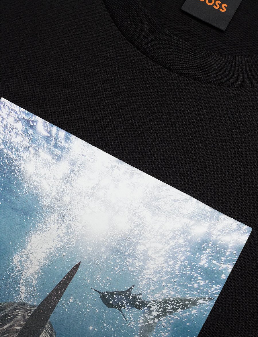 BOSS - Te_Creature - kortärmade t-shirts - black - 5