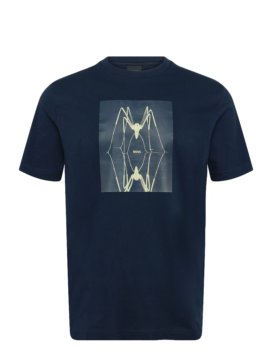 BOSS - Te_Creature - kurzärmelige t-shirts - dark blue - 1