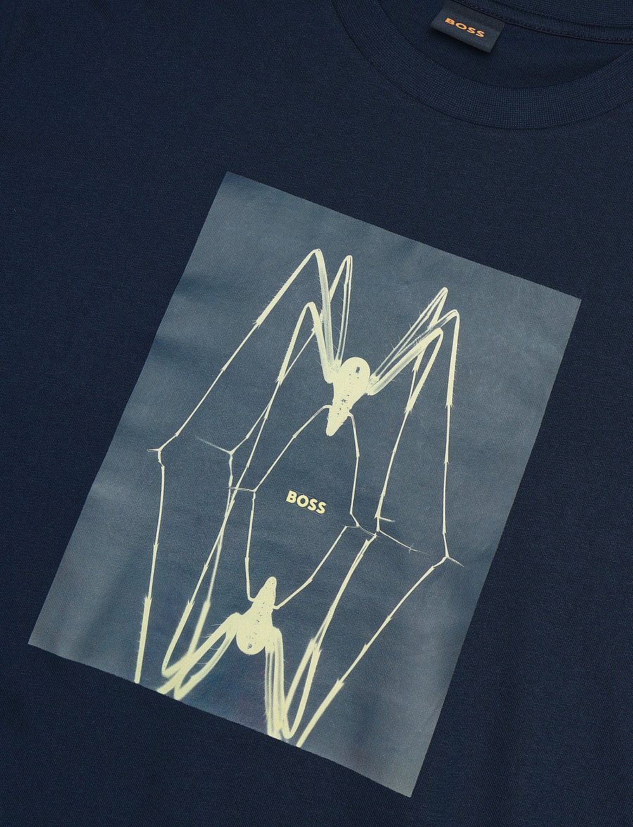 BOSS - Te_Creature - kurzärmelige t-shirts - dark blue - 5