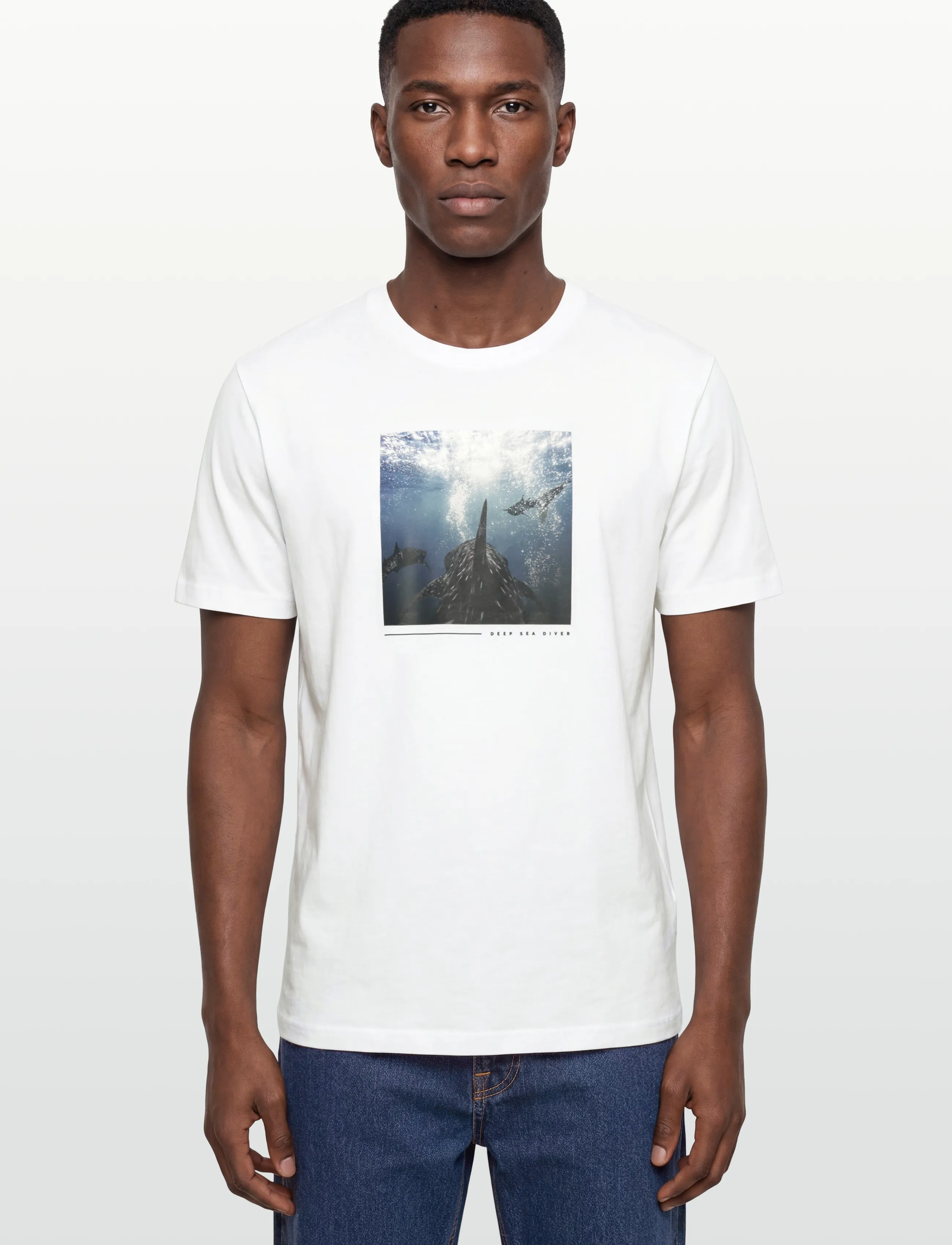 Boss Te_Creature t-shirts med tryck herr – bild 2