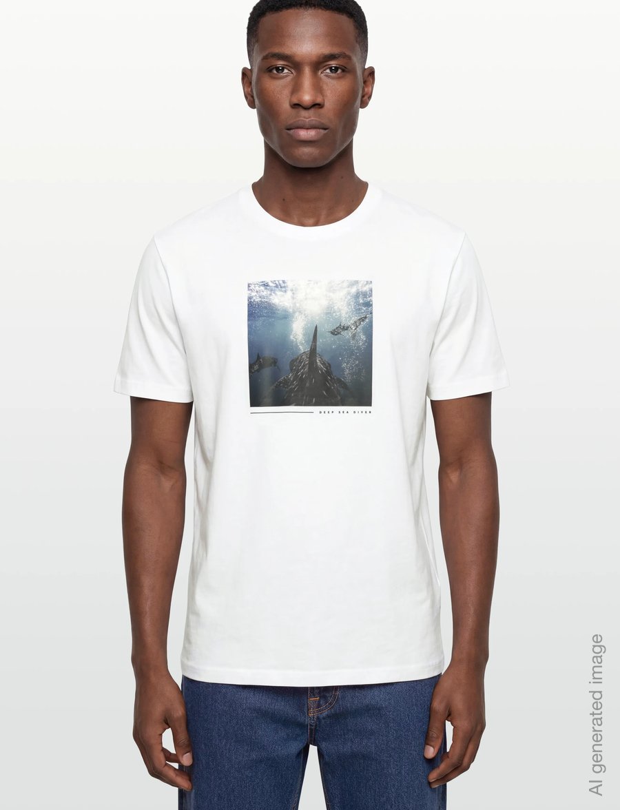 BOSS - Te_Creature - kortärmade t-shirts - natural - 3
