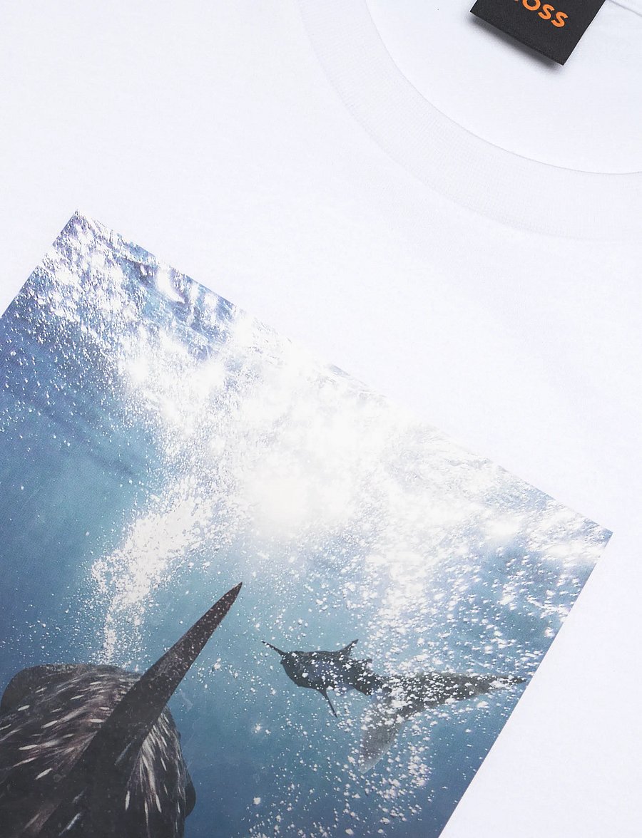BOSS - Te_Creature - kortärmade t-shirts - natural - 5