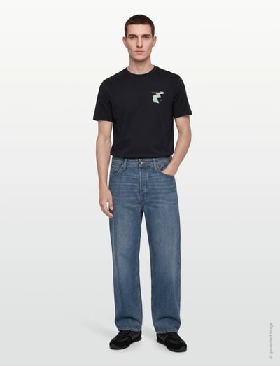 BOSS Te_Movement - Short-sleeved t-shirts - DARK BLUE / navy