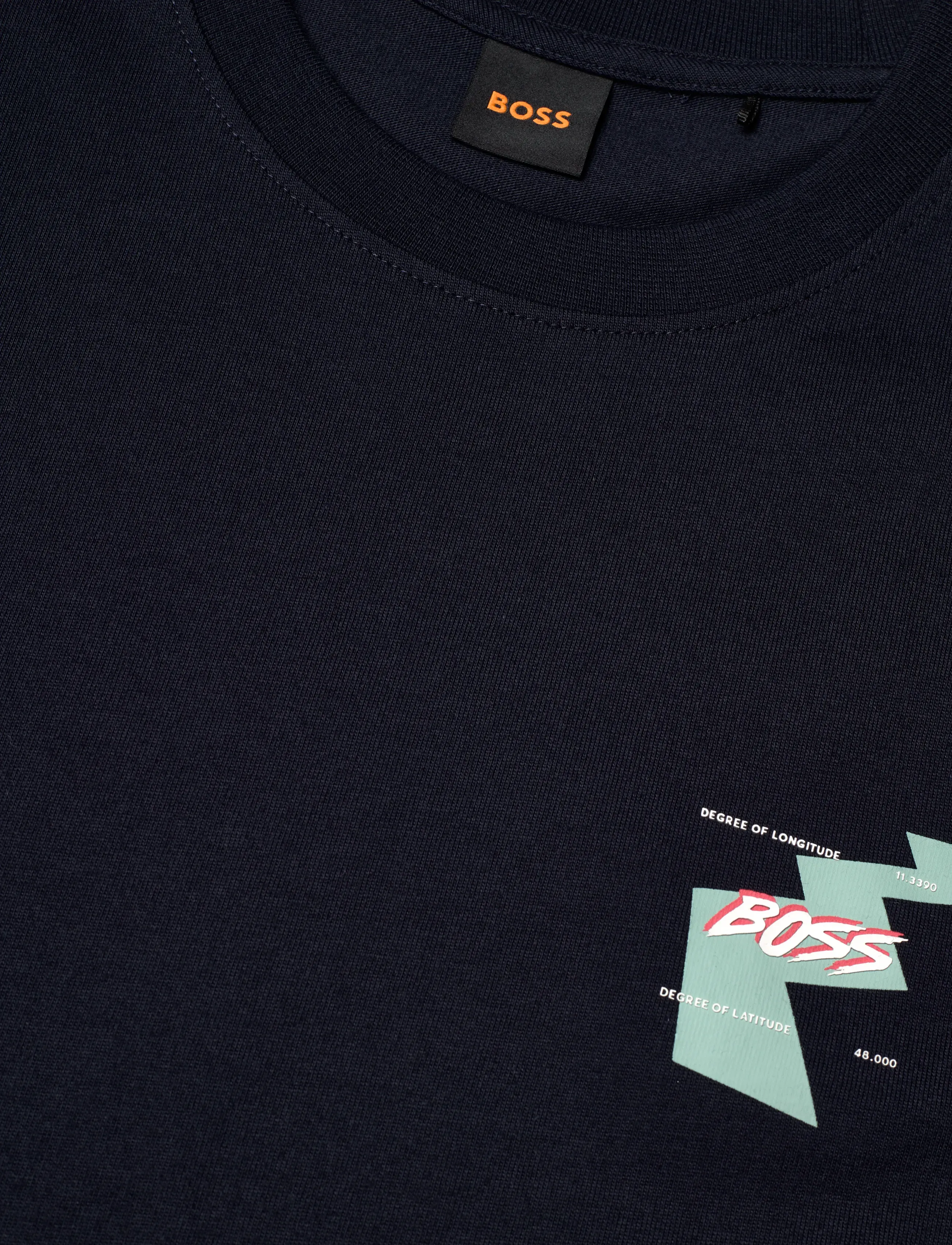 BOSS - Te_Movement - kortærmede t-shirts - dark blue - 5