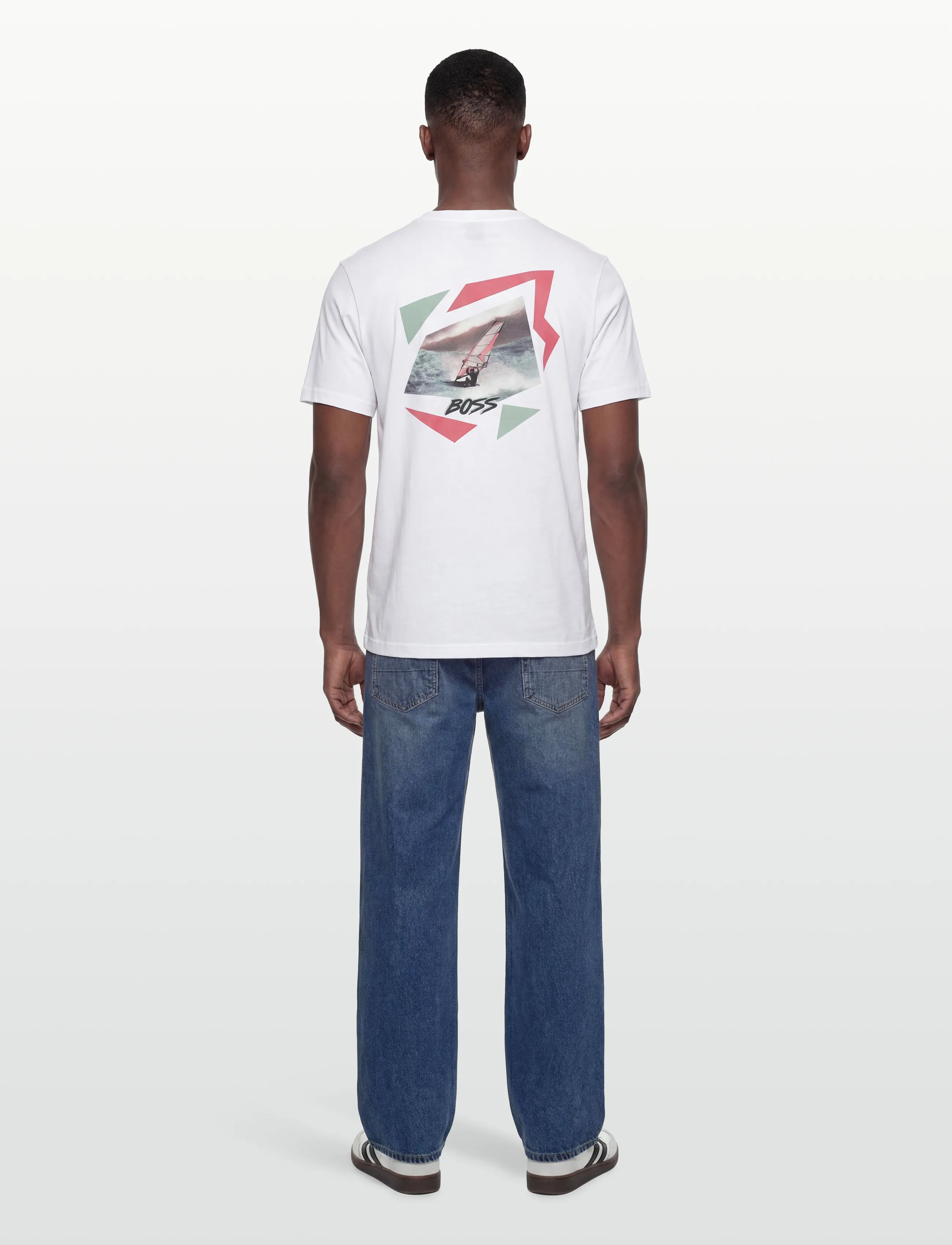 BOSS - Te_Movement - kortærmede t-shirts - natural - 4