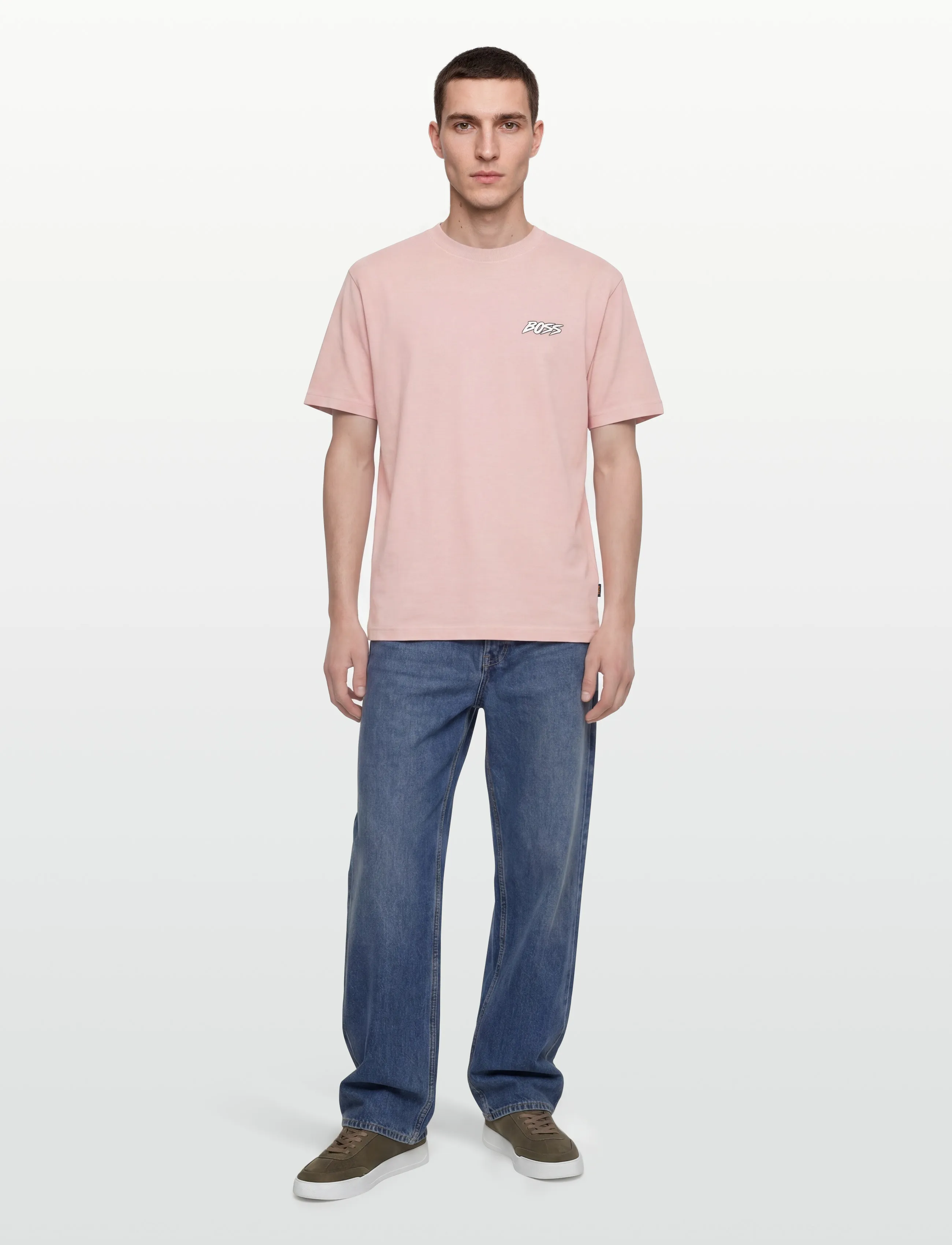 BOSS Te_SurfWash - Clothing - OPEN PINK / pink/rose