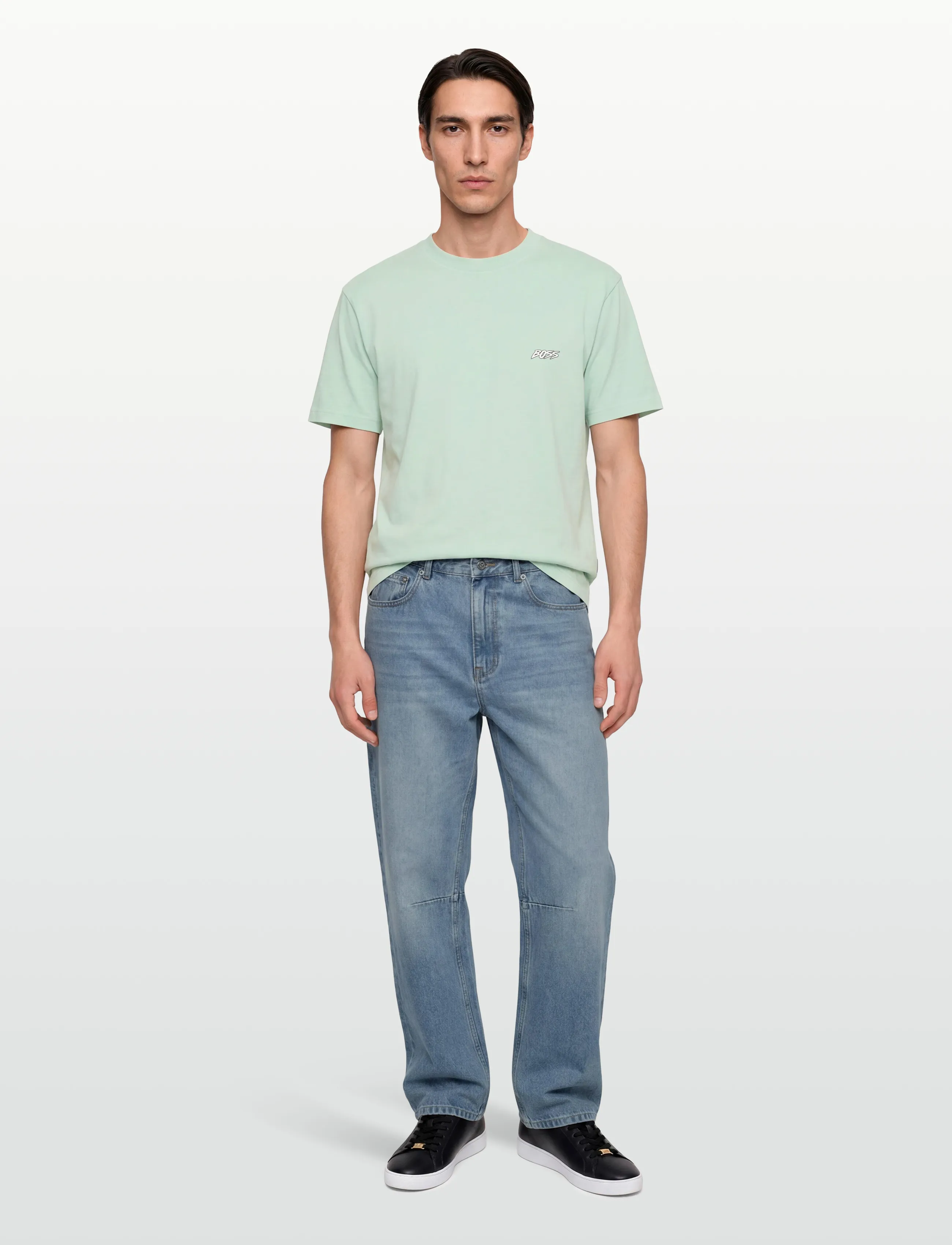 BOSS Te_SurfWash - T-shirts - TURQUOISE/AQUA / green