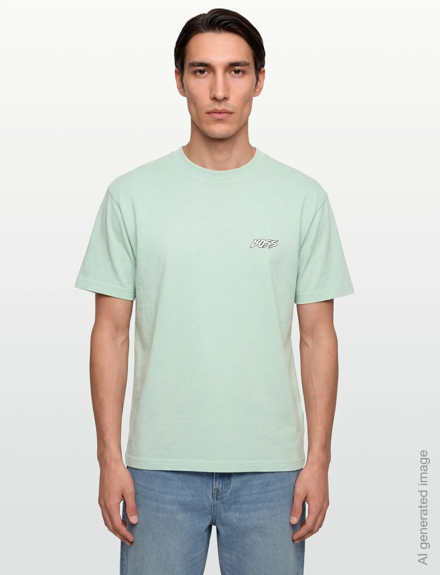 BOSS - Te_SurfWash - short-sleeved t-shirts - turquoise/aqua - 3