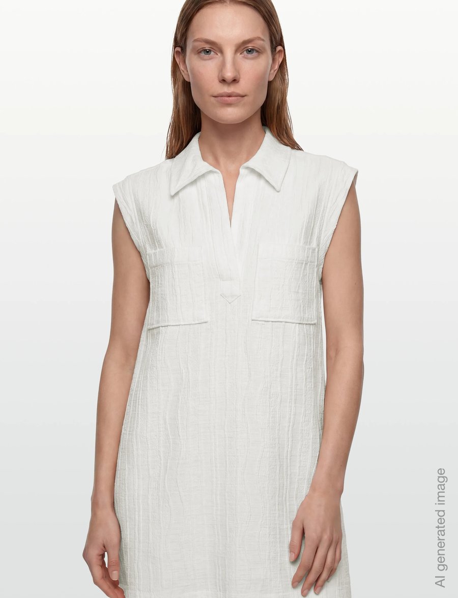 BOSS - C_Daratela - skjortklänningar - white - 3