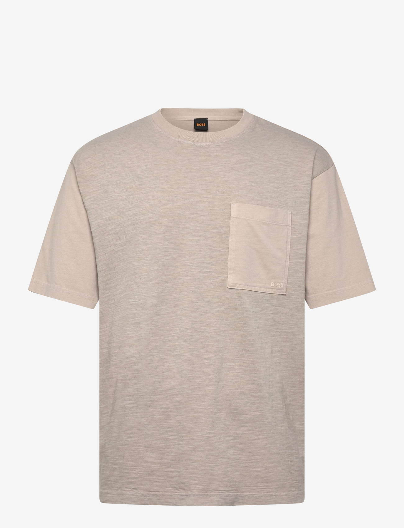 BOSS - Te_Laser - kortærmede t-shirts - open grey - 0