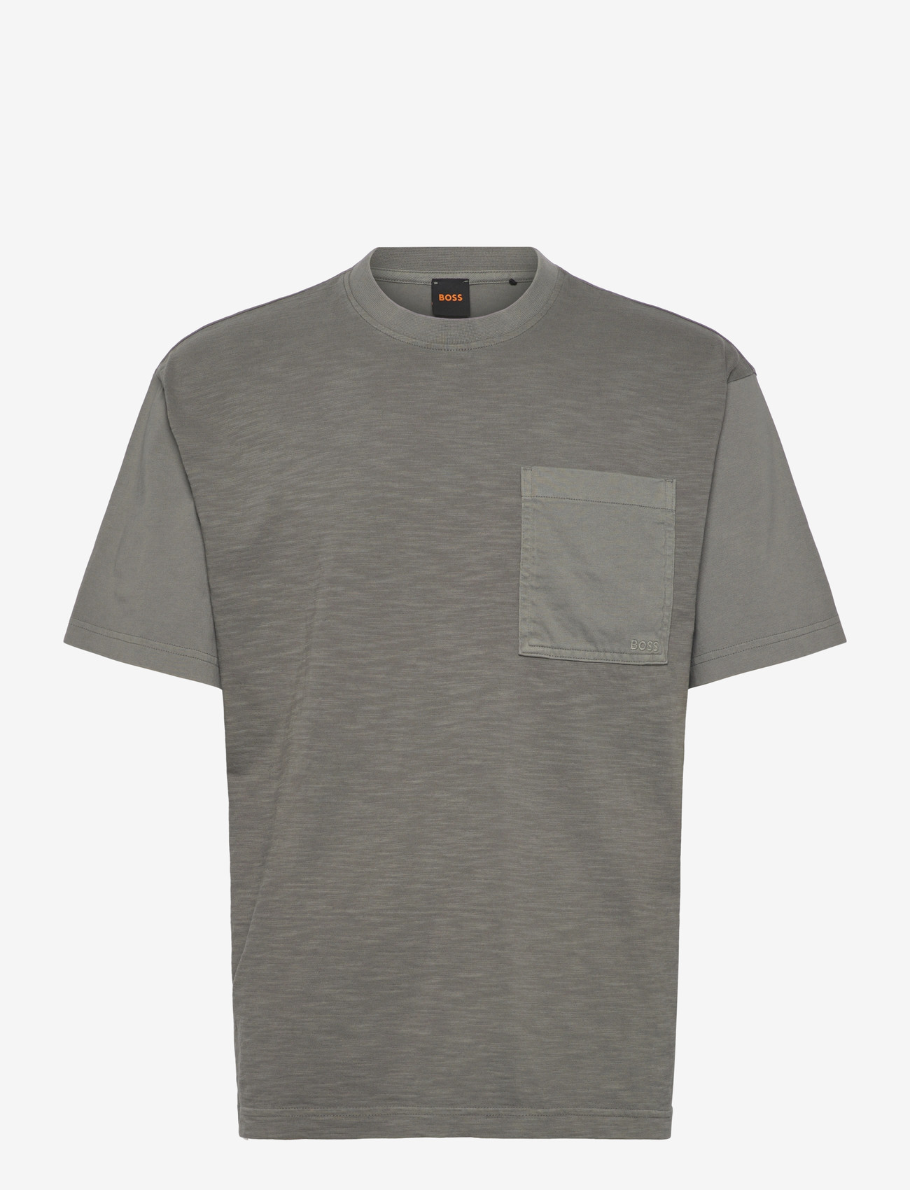 BOSS - Te_Laser - krótki rękaw - open grey - 0