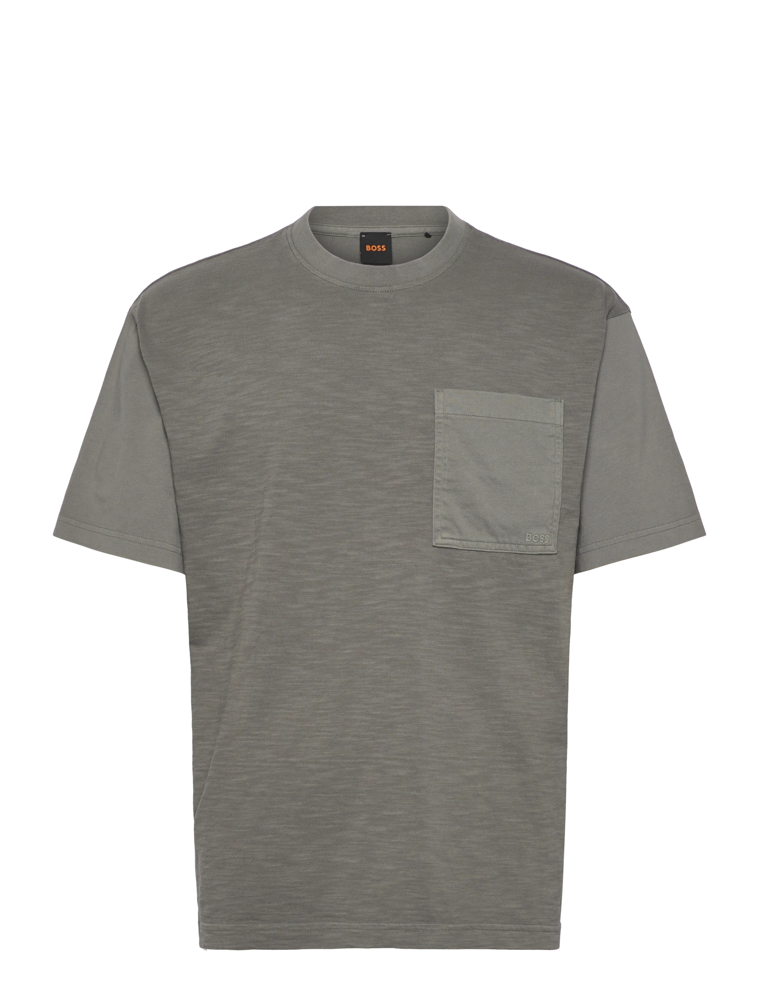 BOSS Te_Laser - T-krekli ar īsām piedurknēm - OPEN GREY / khaki/green