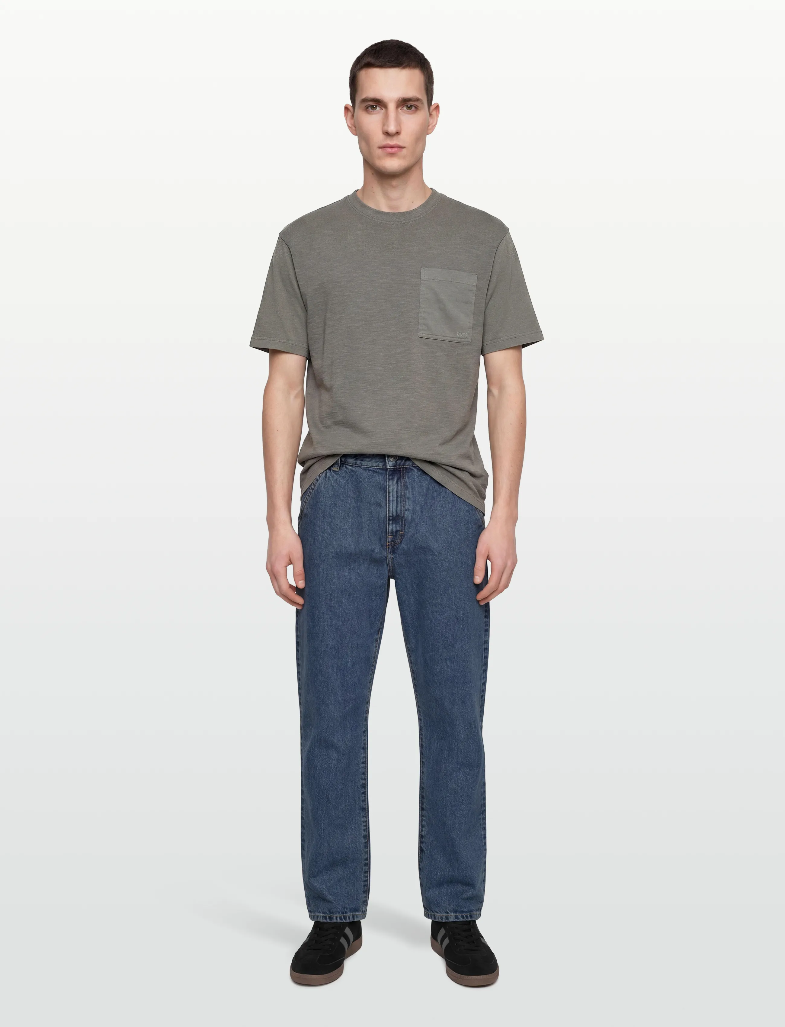 BOSS Te_Laser, XL, Khaki green, T-Shirts > Kortærmede, Herre