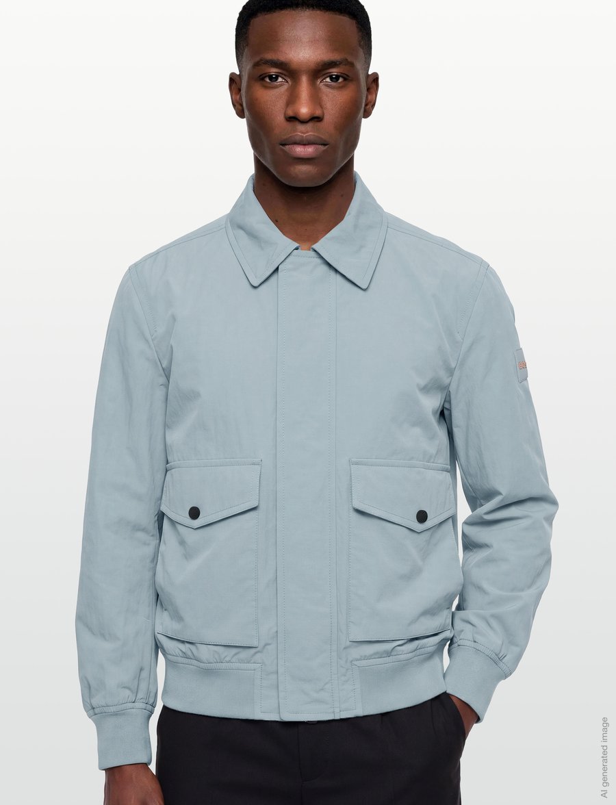 BOSS - Ocruise - spring jackets - open grey - 3