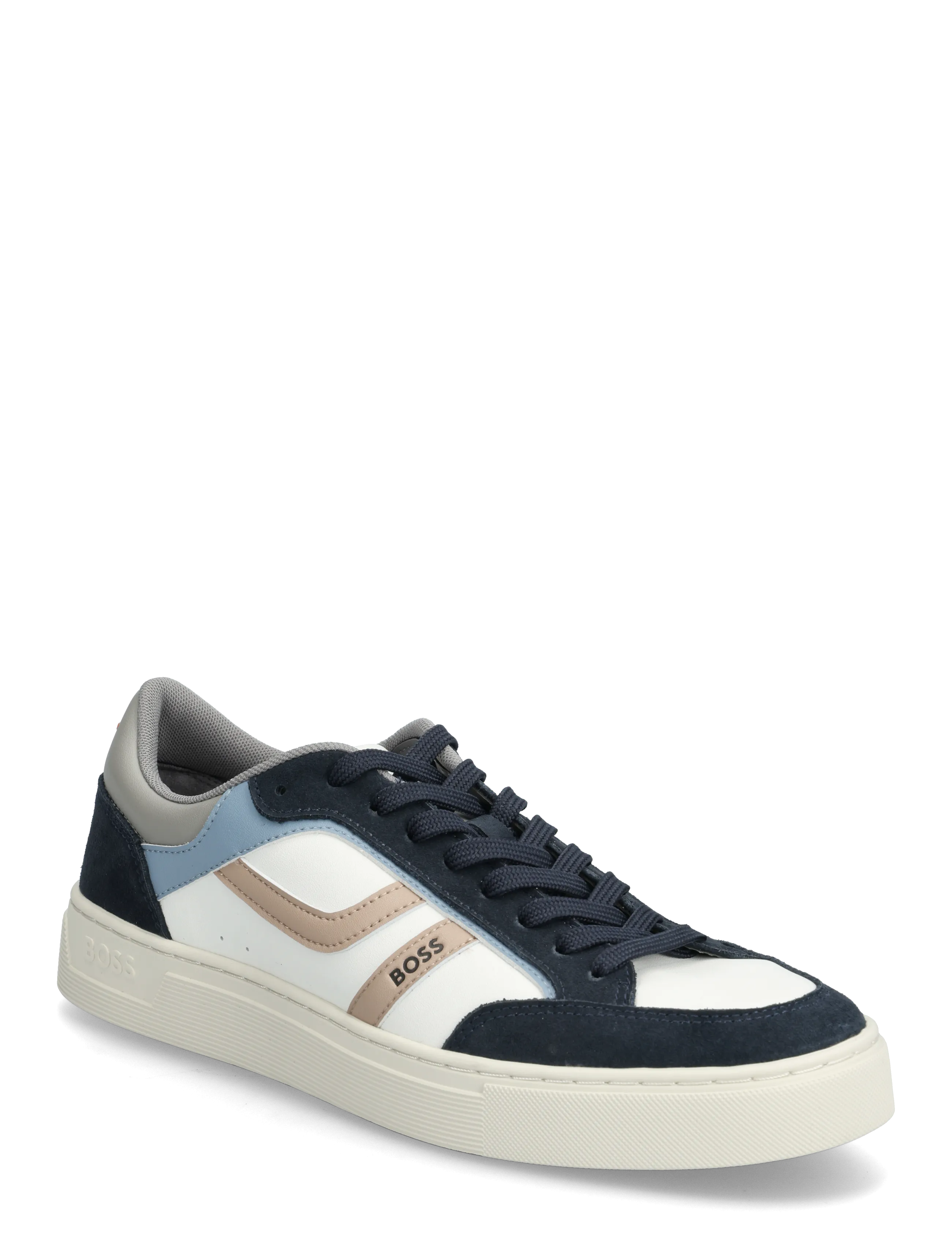 BOSS Rhys_Tenn_Pumi, Mænd, Lave Sneakers, Navy, Str: 45