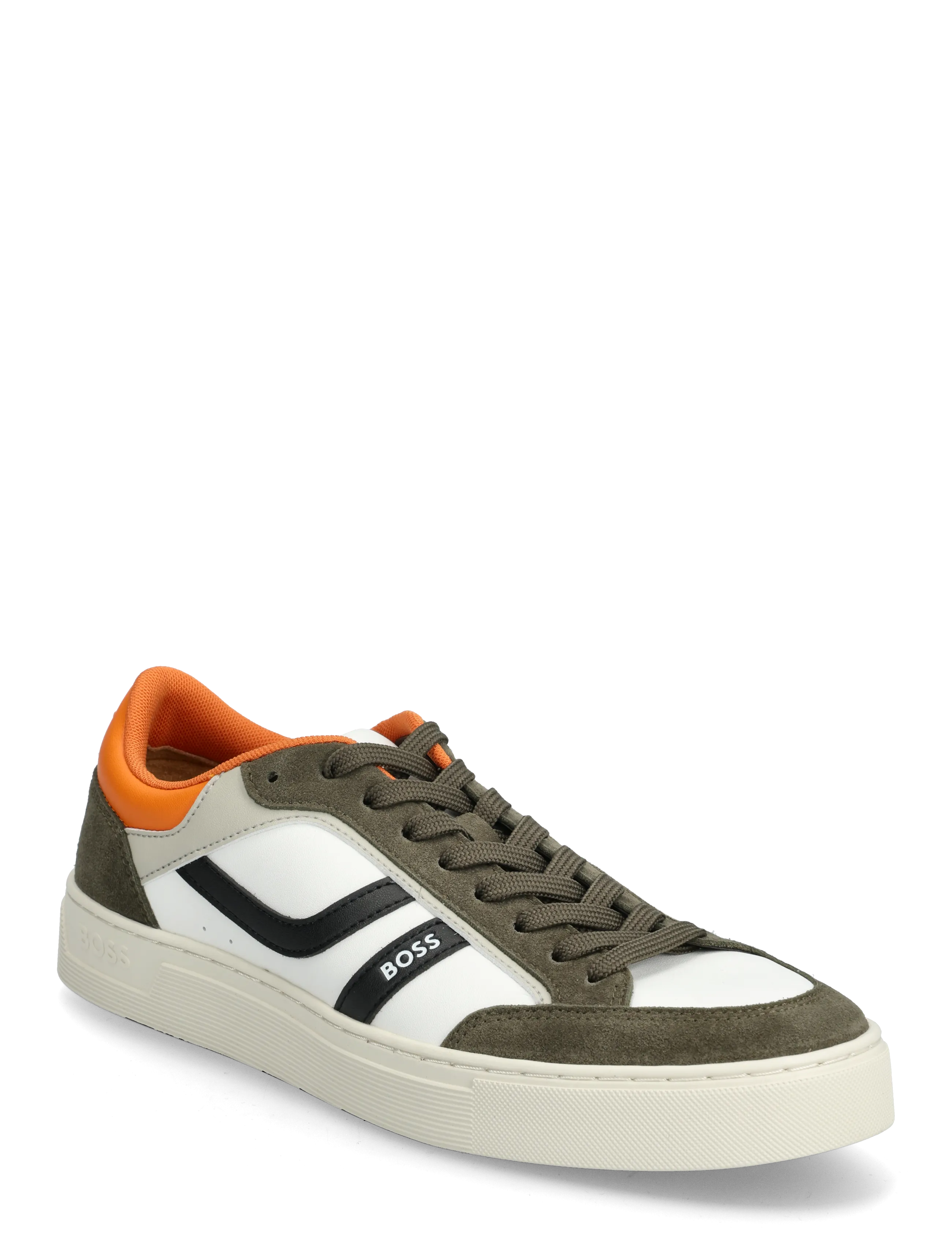 BOSS Rhys_Tenn_Pumi, Mænd, Lave Sneakers, Hvid, Str: 41