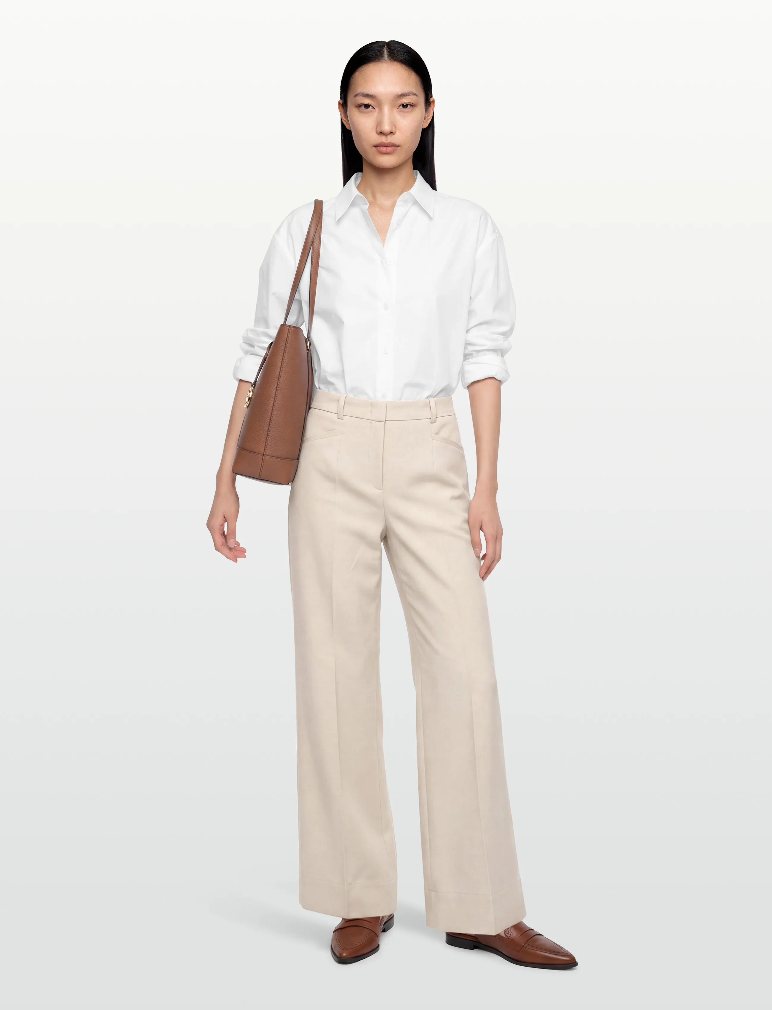 BOSS C_Tacodi1 - Byxor - OPEN BEIGE / beige