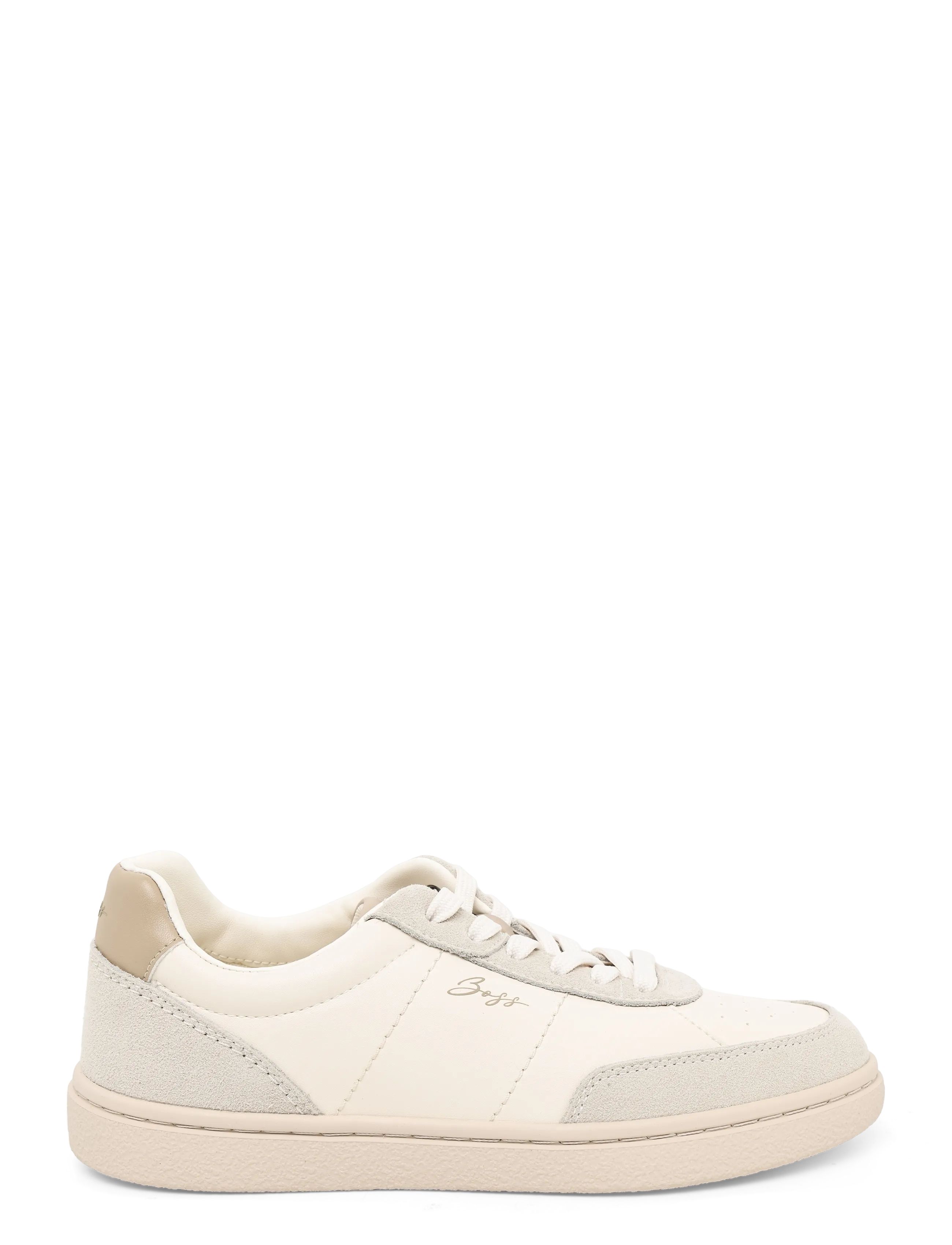 BOSS - Everlynn_Tenn_pumf - låga sneakers - open white - 2
