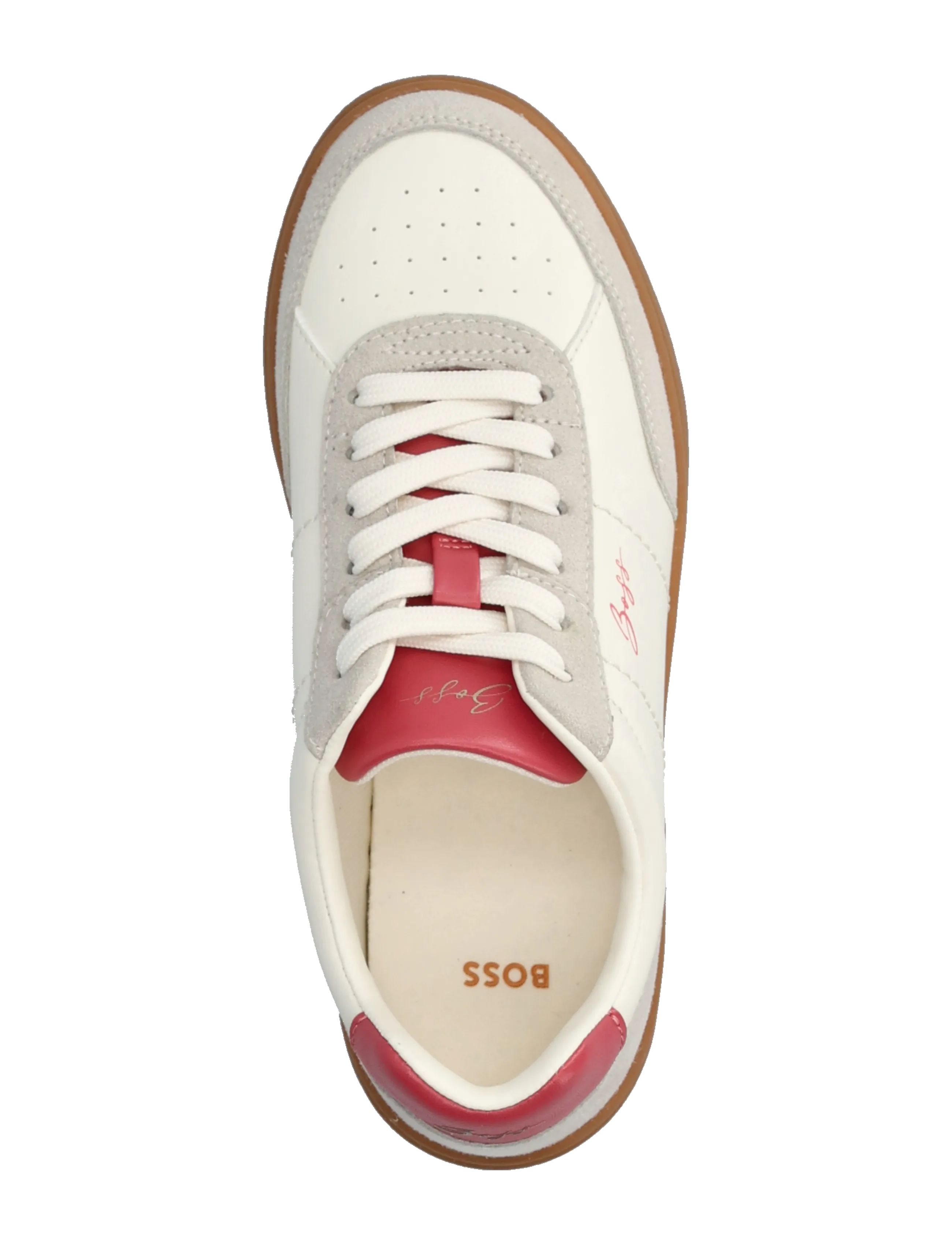 BOSS - Everlynn_Tenn_pumf - niedrige sneaker - open white - 3