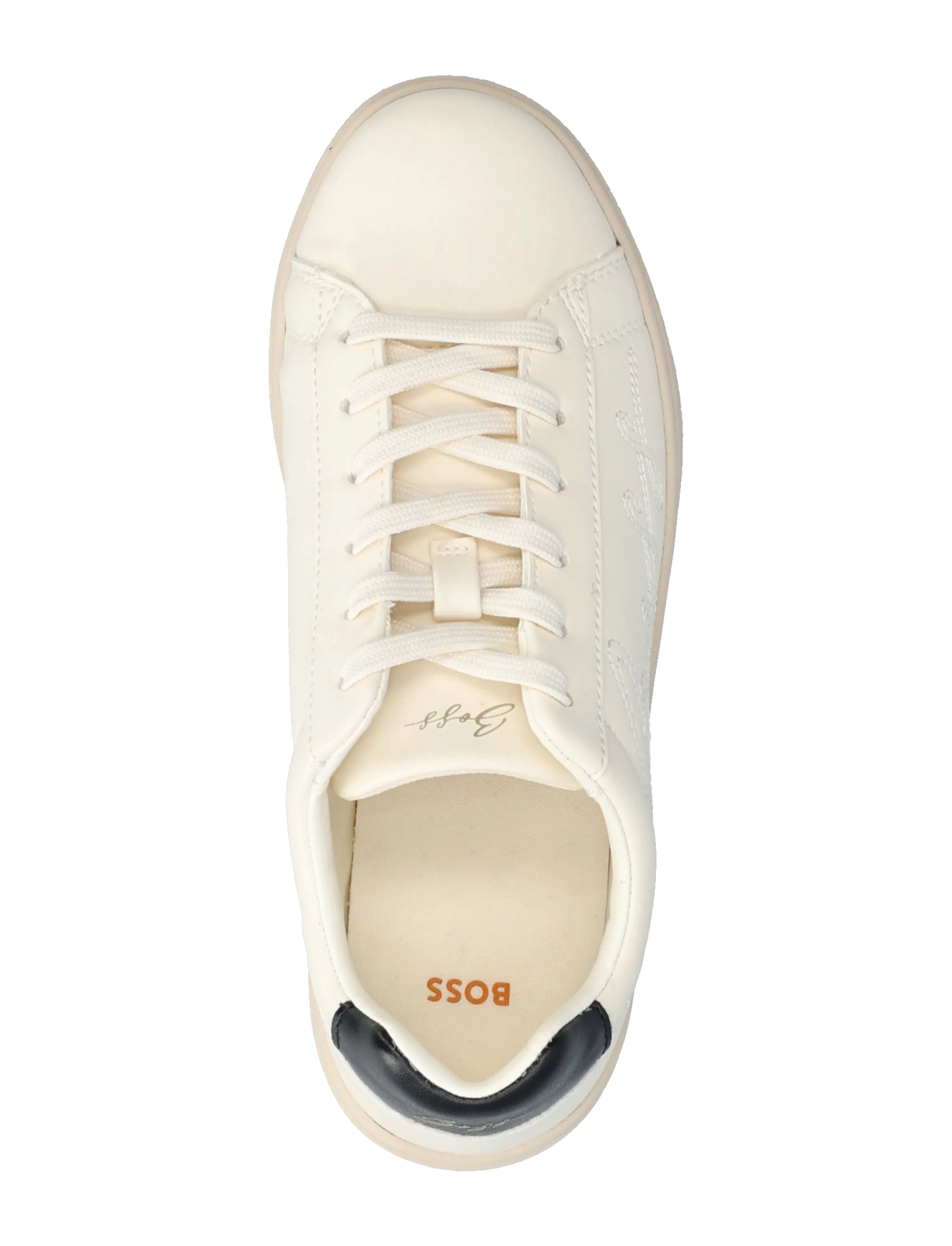 BOSS - Everlynn_Tenn_pu - lágir strigaskór - white - 3