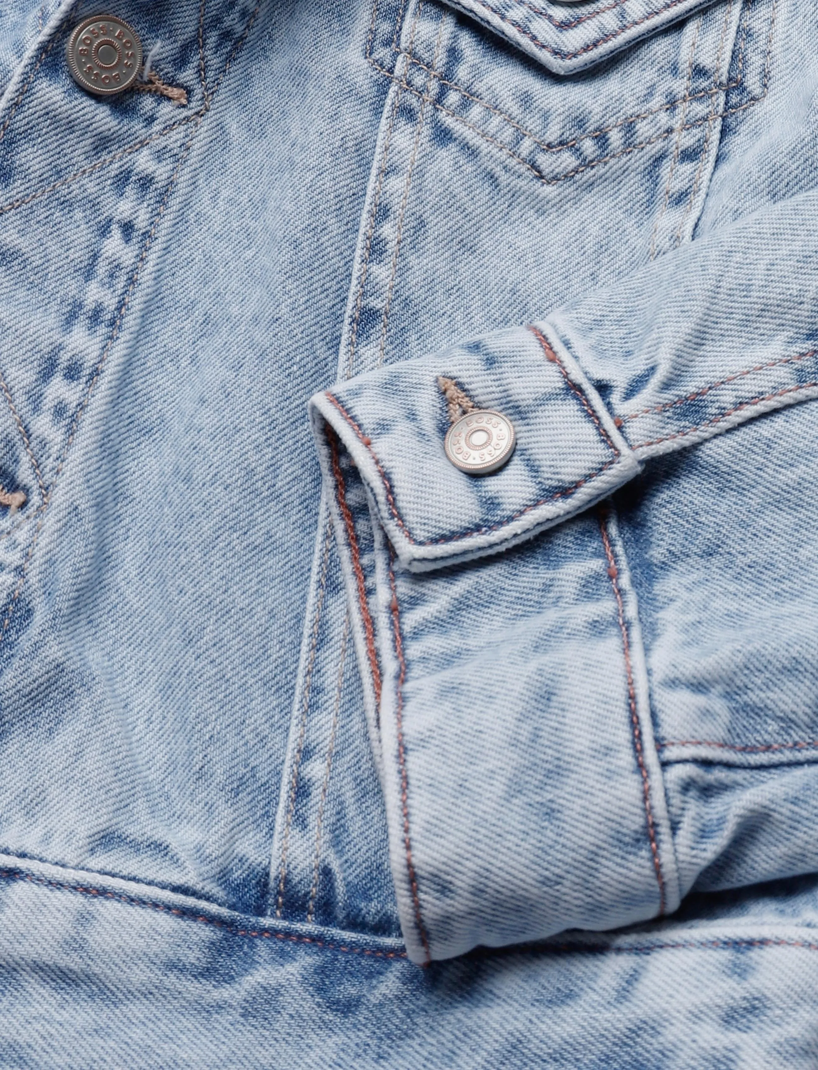 BOSS - C_TRUCKER JKT - spring jackets - open blue - 3