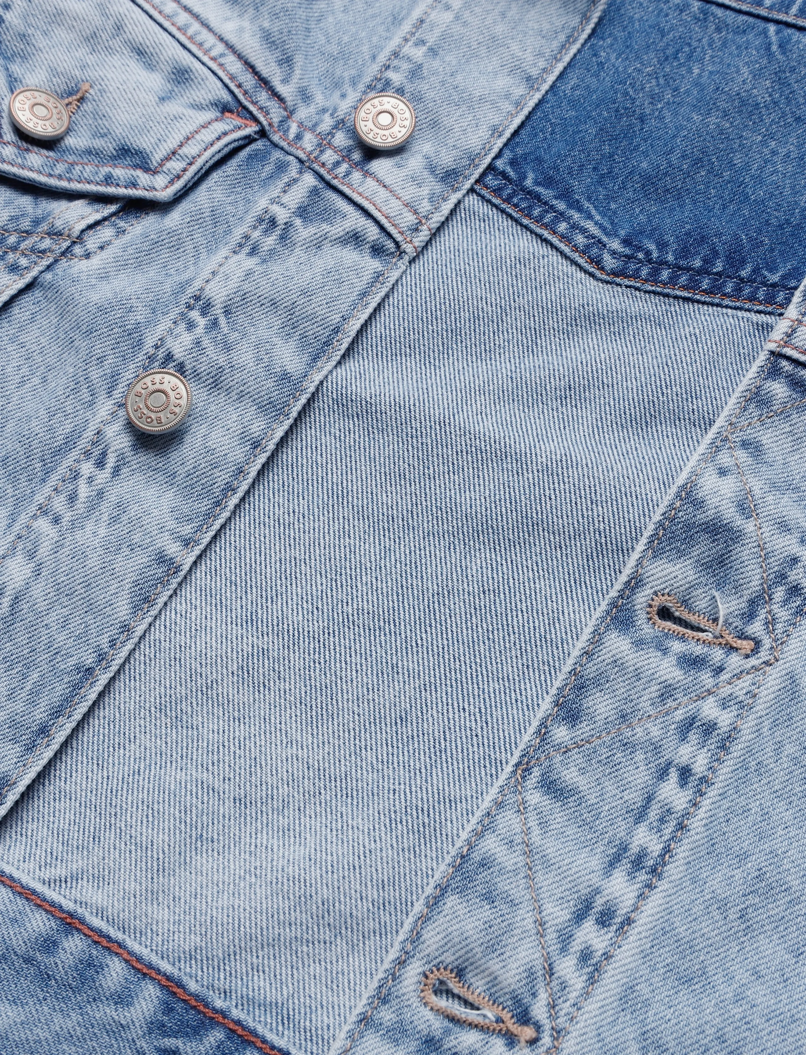 BOSS - C_TRUCKER JKT - spring jackets - open blue - 4