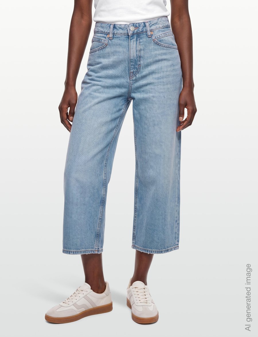 BOSS - C_EMMA C - hosen mit weitem bein - medium blue - 3