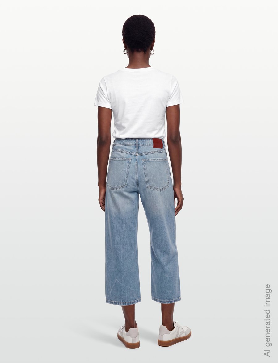 BOSS - C_EMMA C - hosen mit weitem bein - medium blue - 4