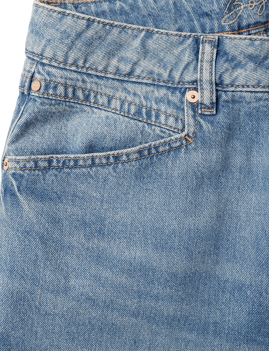 BOSS - C_EMMA C - hosen mit weitem bein - medium blue - 5