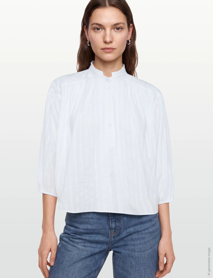 BOSS - C_Biley - langerma blússur - white - 3