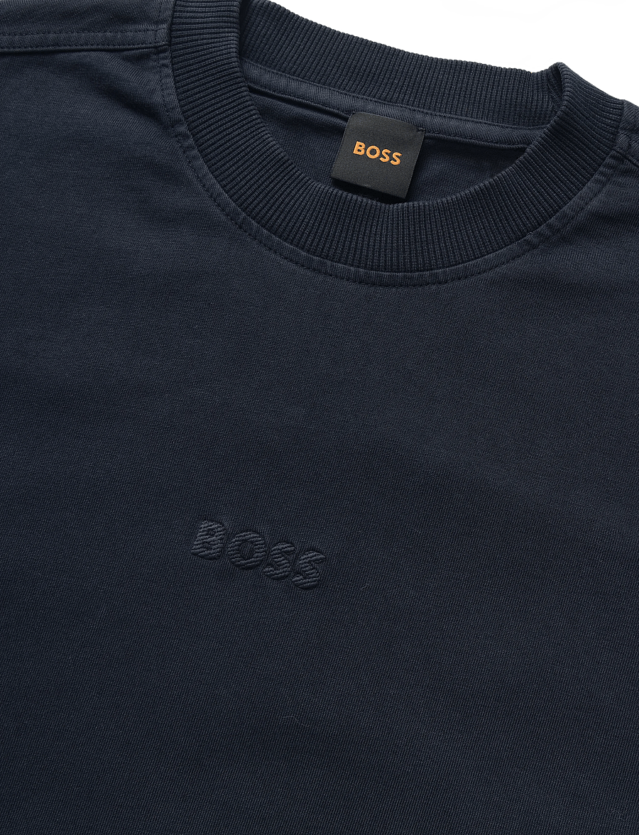 BOSS - Te_Tile - kurzärmelige t-shirts - dark blue - 2