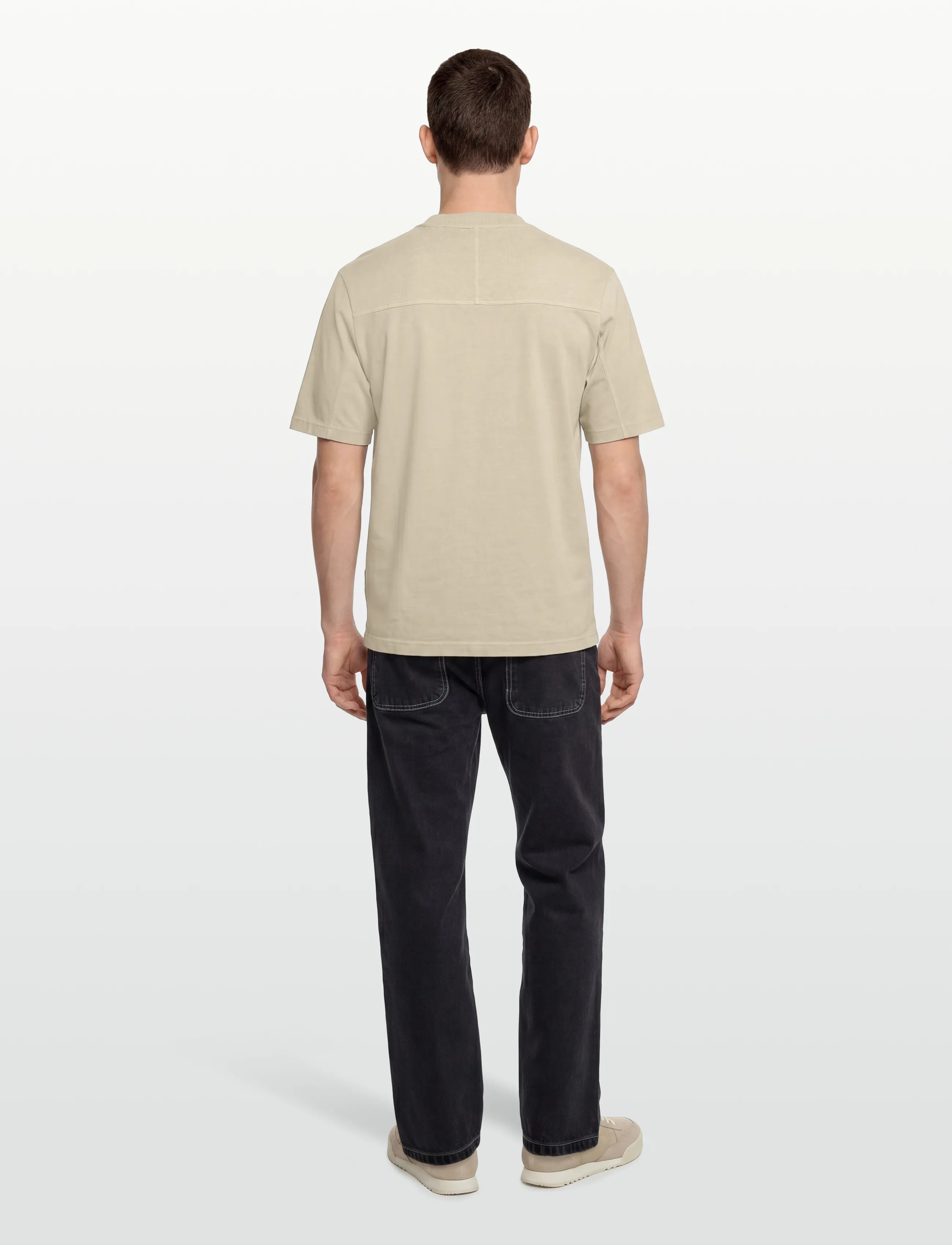 BOSS - Te_Tile - kurzärmelige t-shirts - light beige - 4