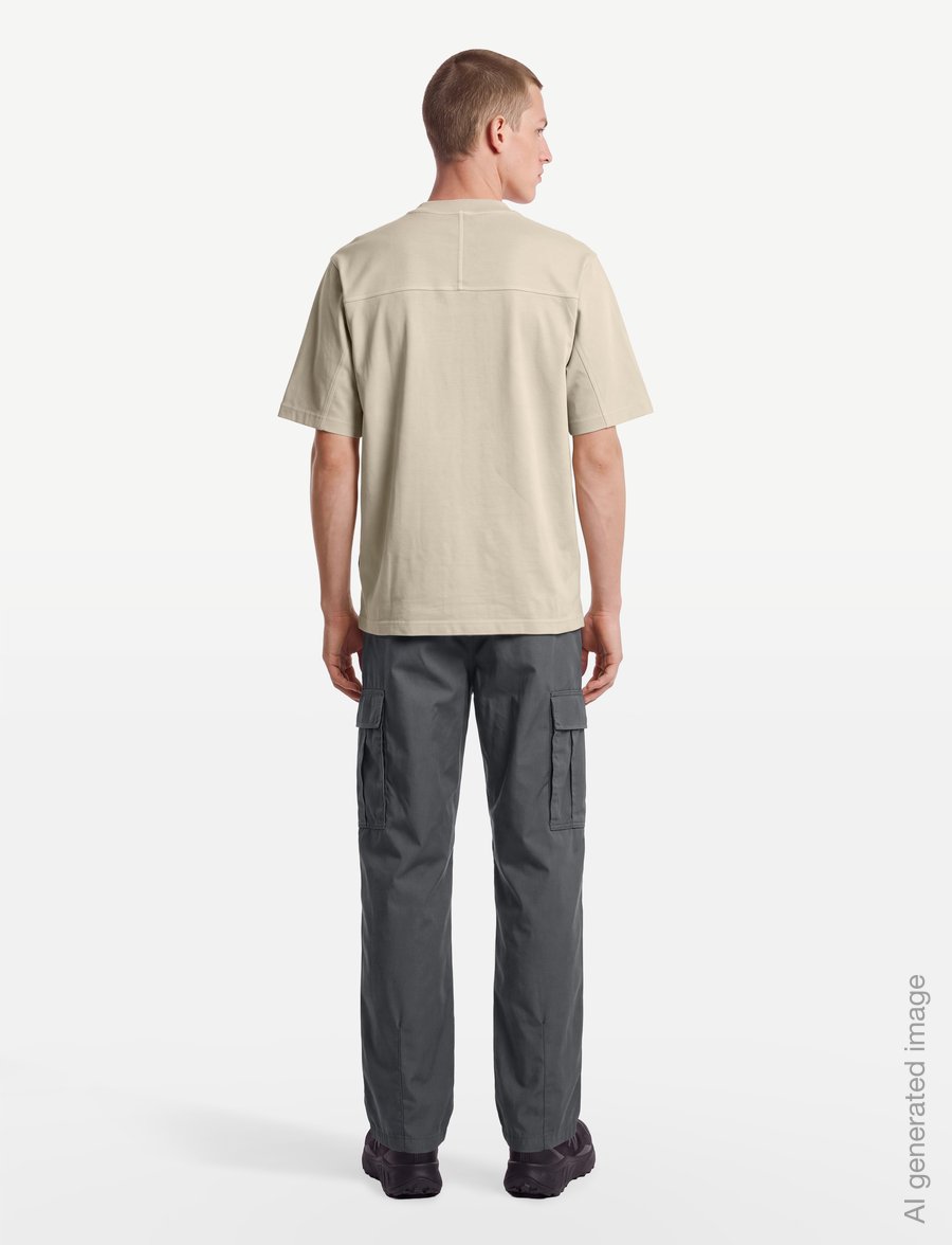BOSS - Te_Tile - kurzärmelige t-shirts - light beige - 4