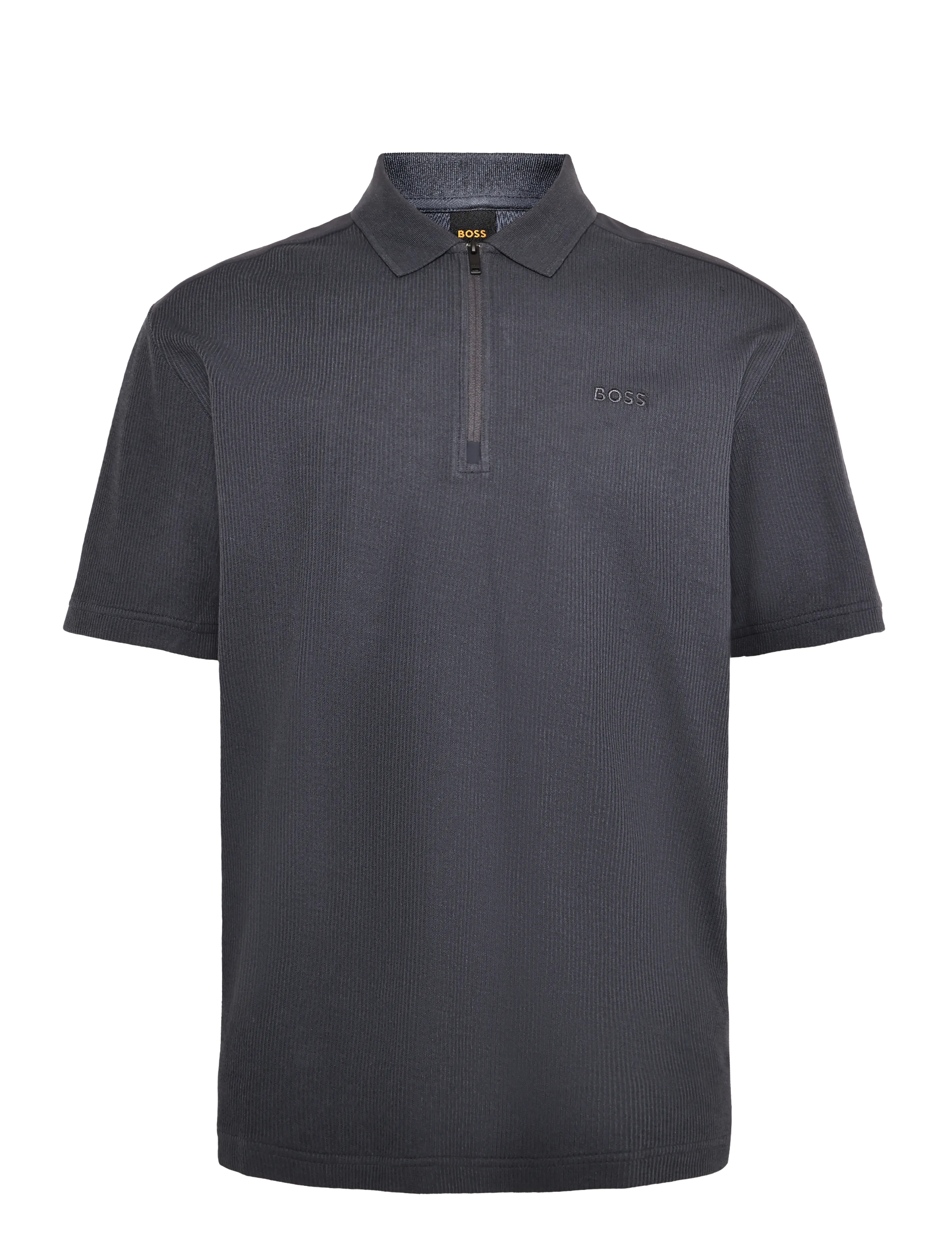 BOSS Pe_Ribnylon, S, Navy, Poloer > Kortærmede, Herre