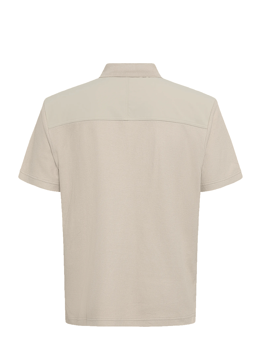 BOSS - Pe_RibNylon - polostrik - light beige - 1