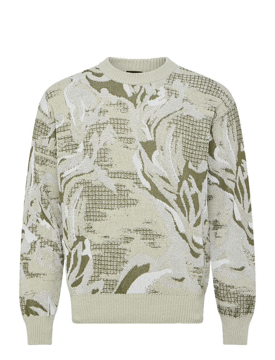 BOSS - Afloralo - rundhals - light beige - 0