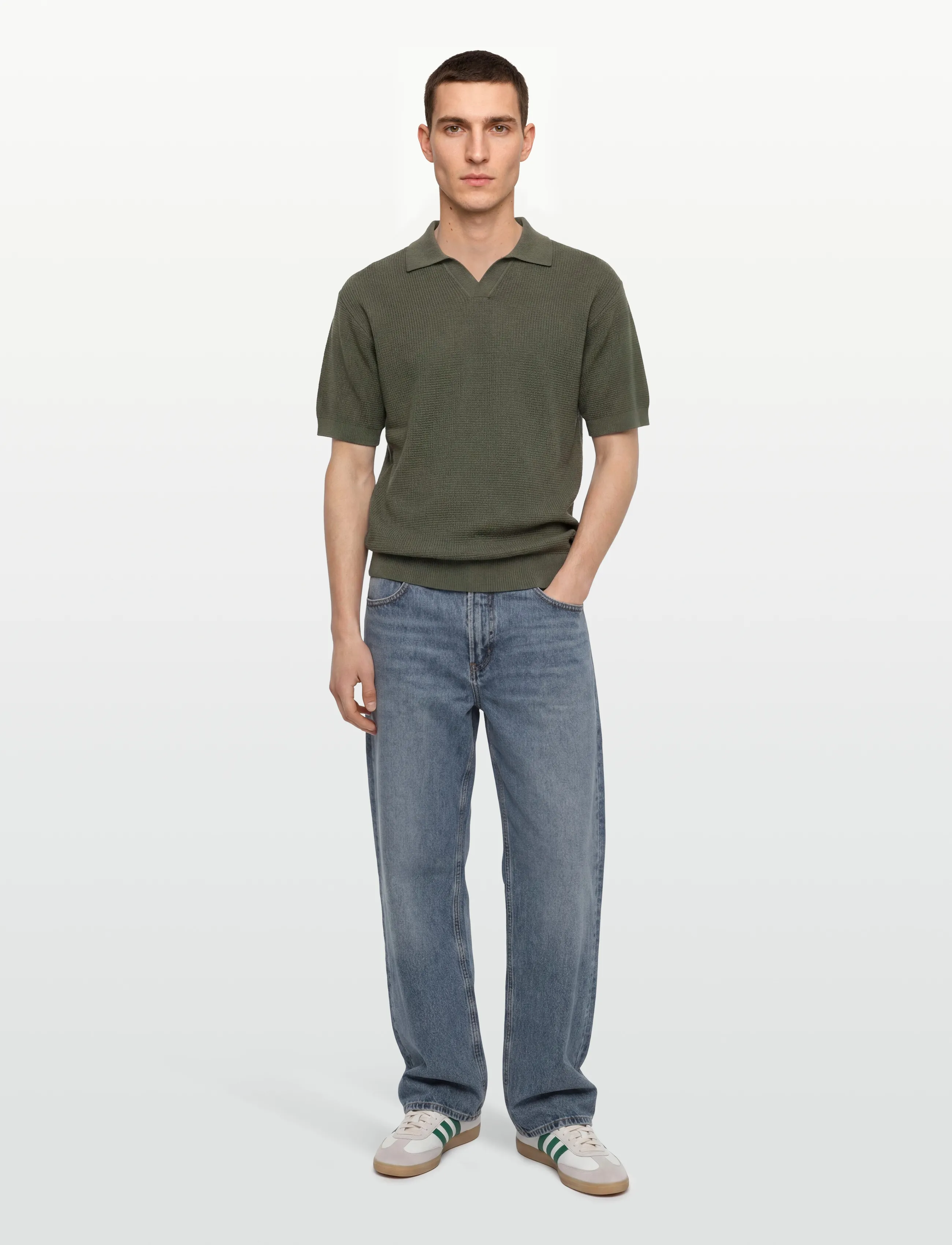 BOSS Kocello - Stickade pikéer - BRIGHT GREEN / khaki/green
