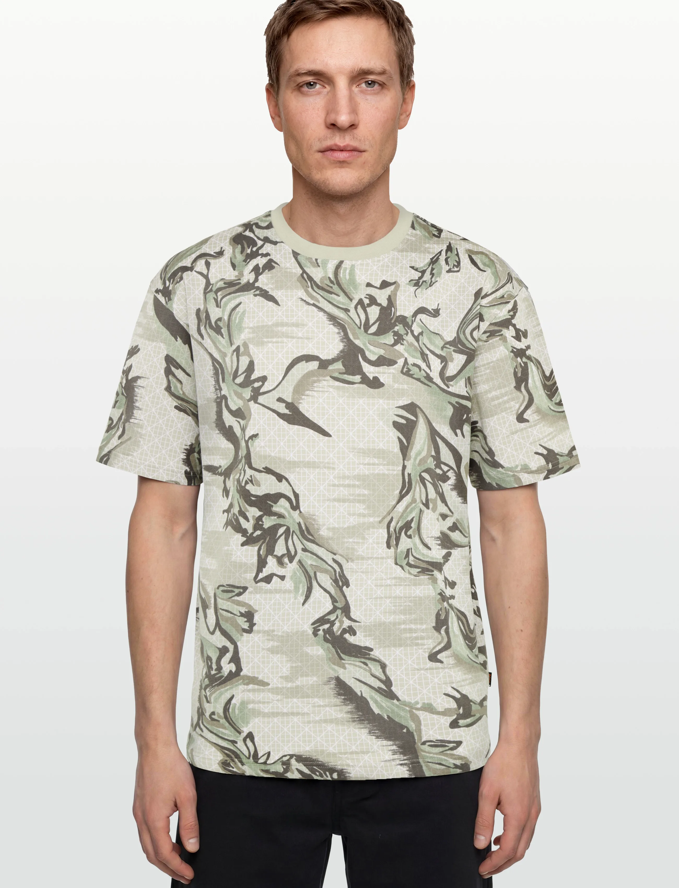 BOSS - Te_Barb - kortärmade t-shirts - light beige - 3