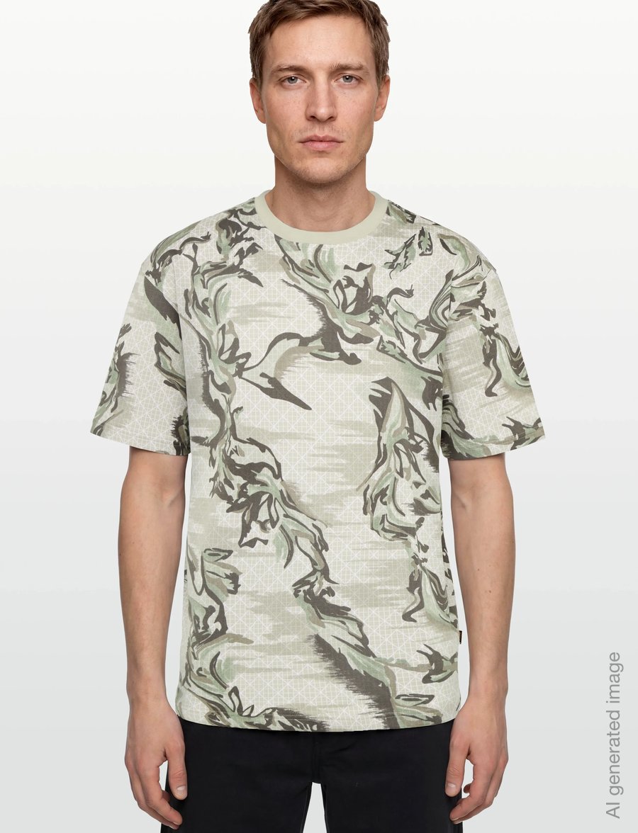 BOSS - Te_Barb - kortärmade t-shirts - light beige - 3