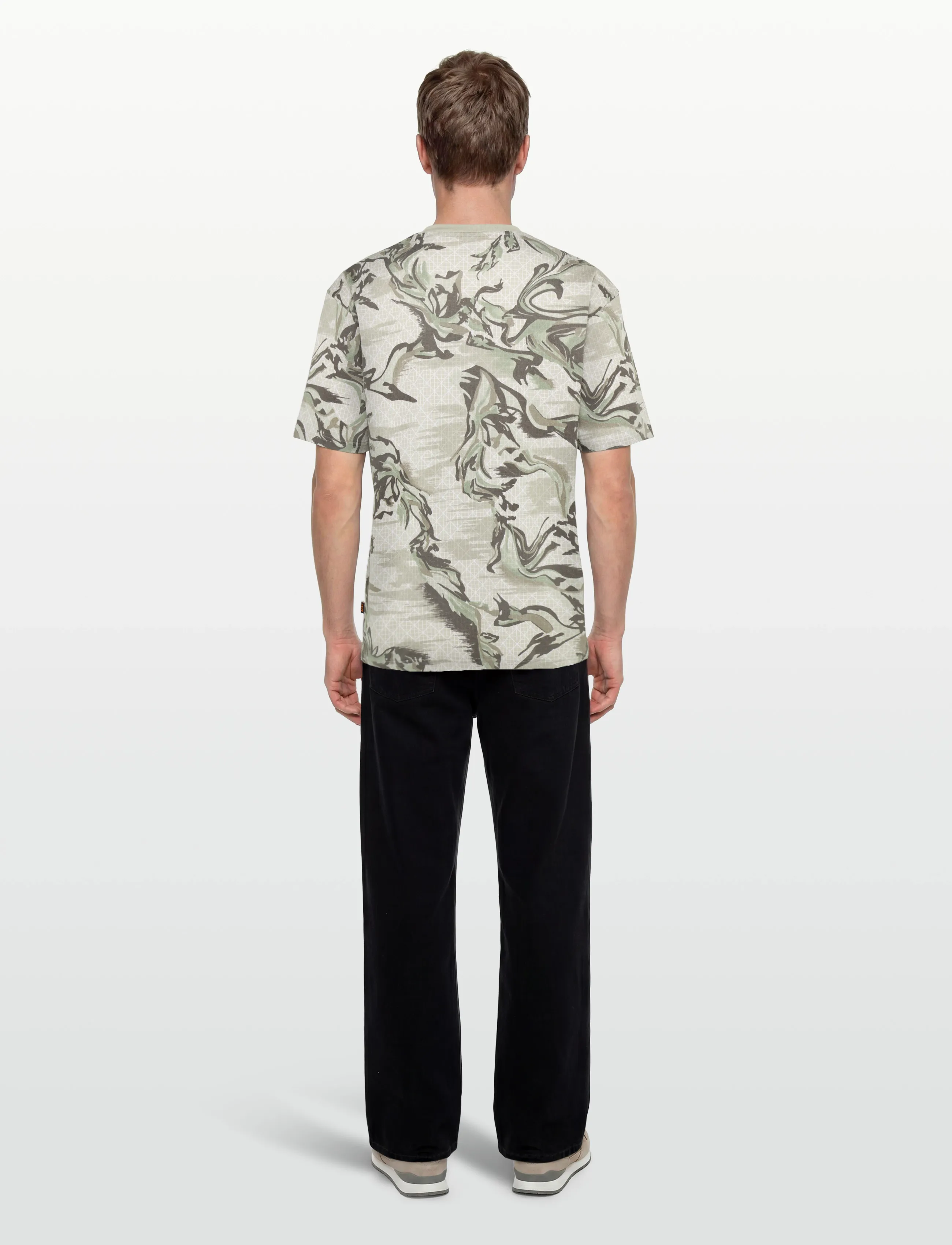 BOSS - Te_Barb - kortärmade t-shirts - light beige - 4