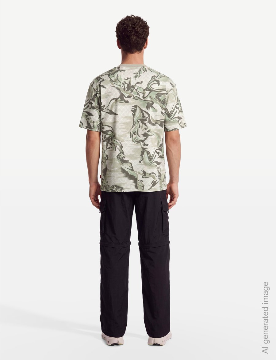 BOSS - Te_Barb - kurzärmelige t-shirts - light beige - 4