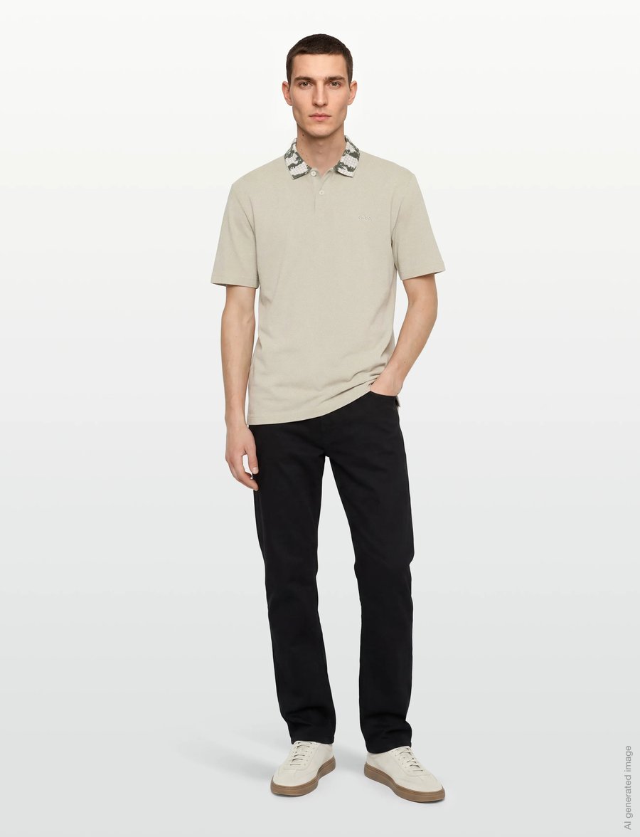 BOSS - Pe_Barb - kortærmede poloer - light beige - 0