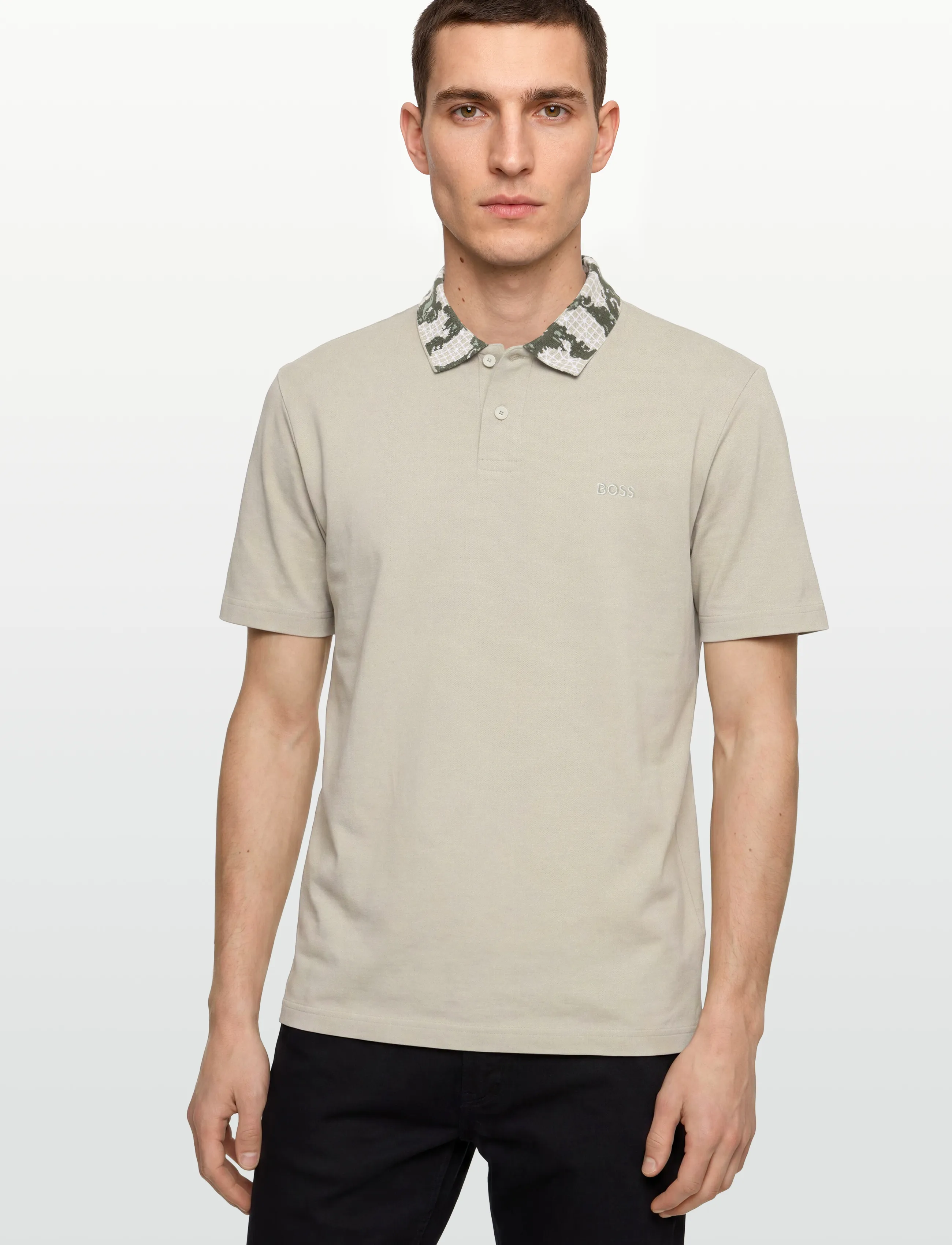 BOSS - Pe_Barb - kortærmede poloer - light beige - 3