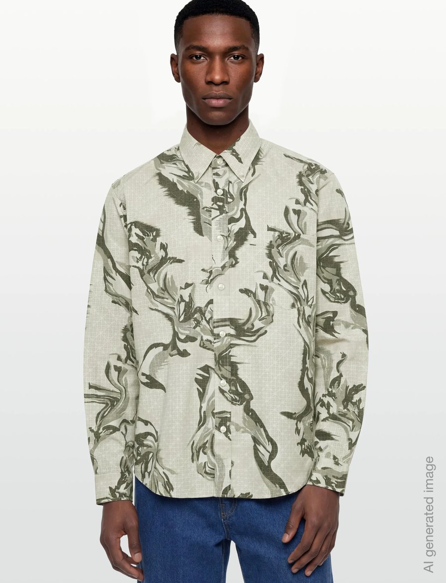 BOSS - Lobey_M - mustriga särgid - light beige - 3