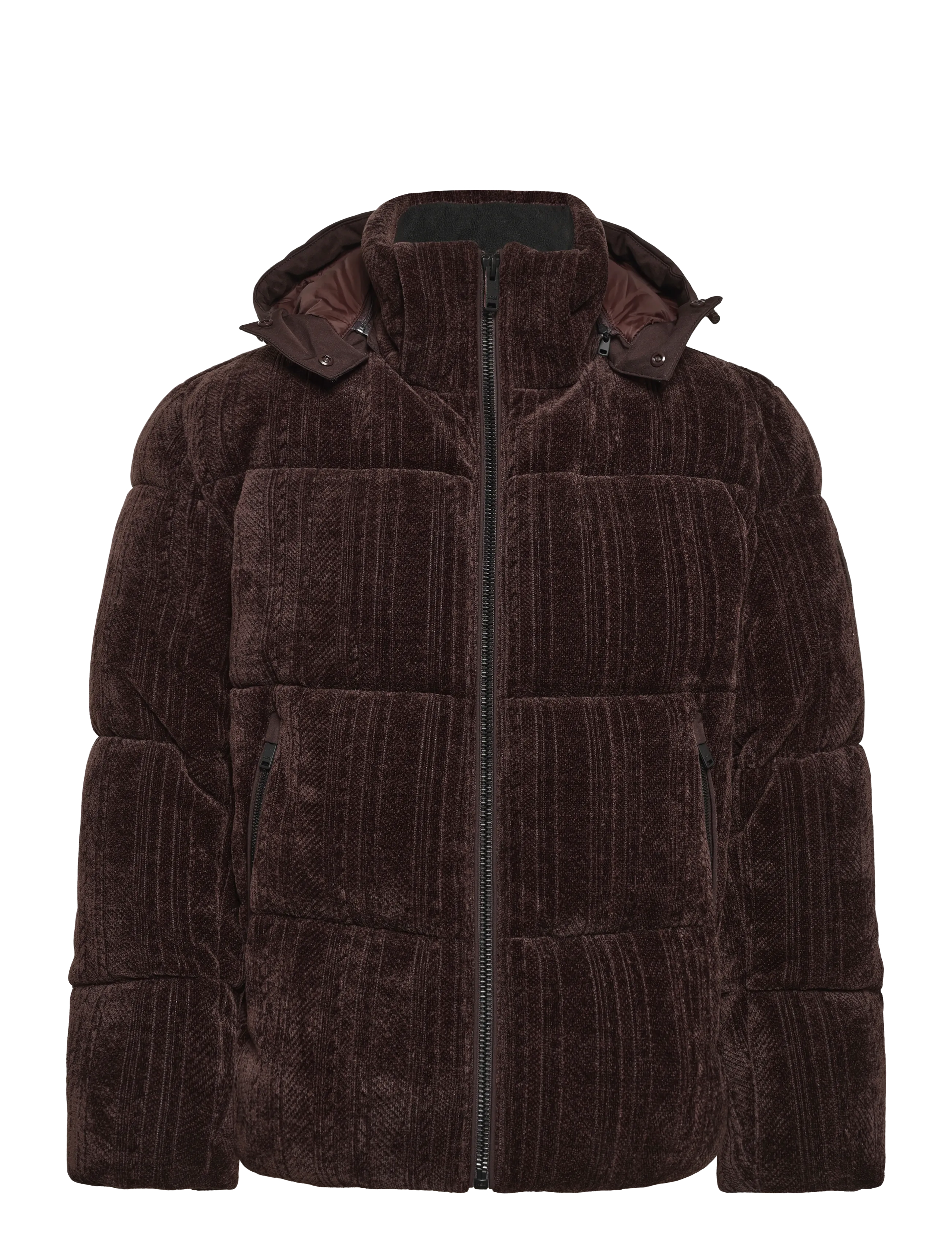 BOSS Ofrost - Kleidung - DARK BROWN / brown